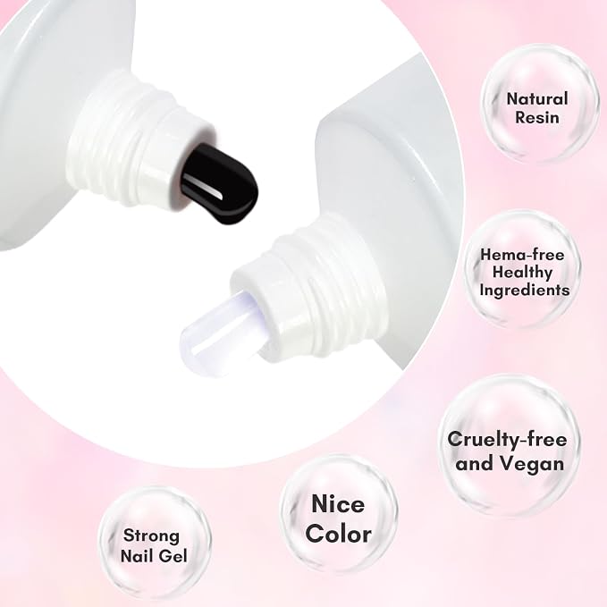 2 Colors Black and Milky White