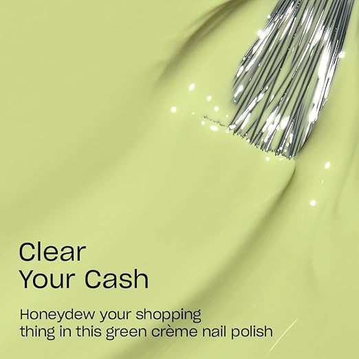 Clear Your Cash | Opaque Bright Green