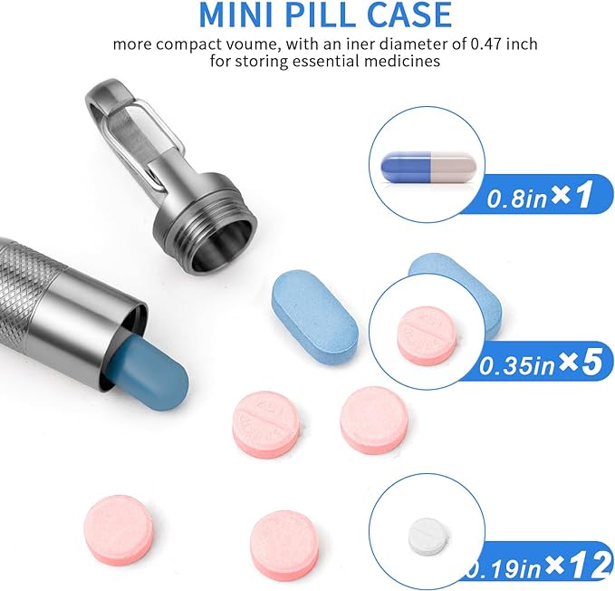 Gray Titanium Small - 1.1 Inch
