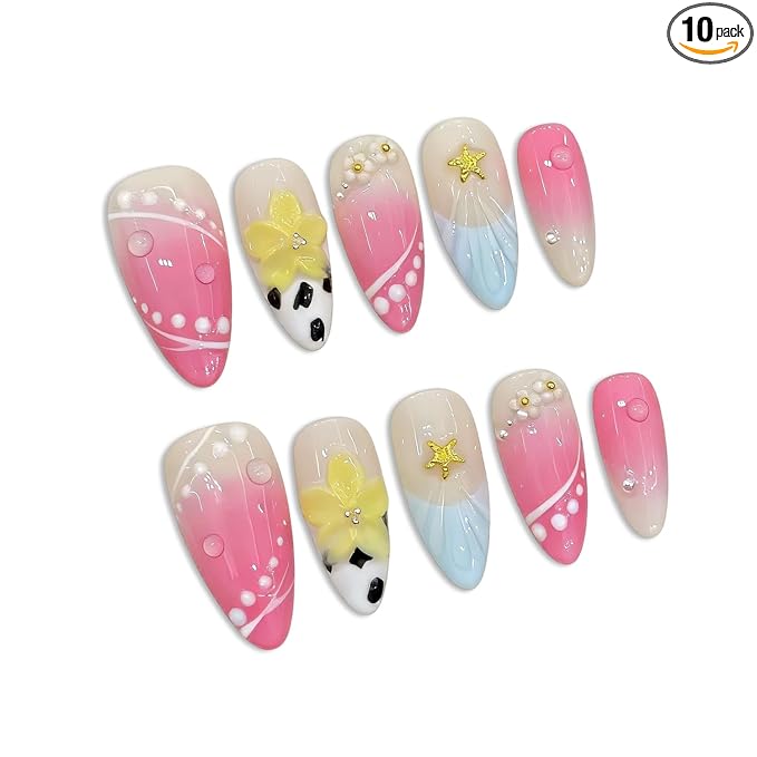 Handmade Almond Nails 36