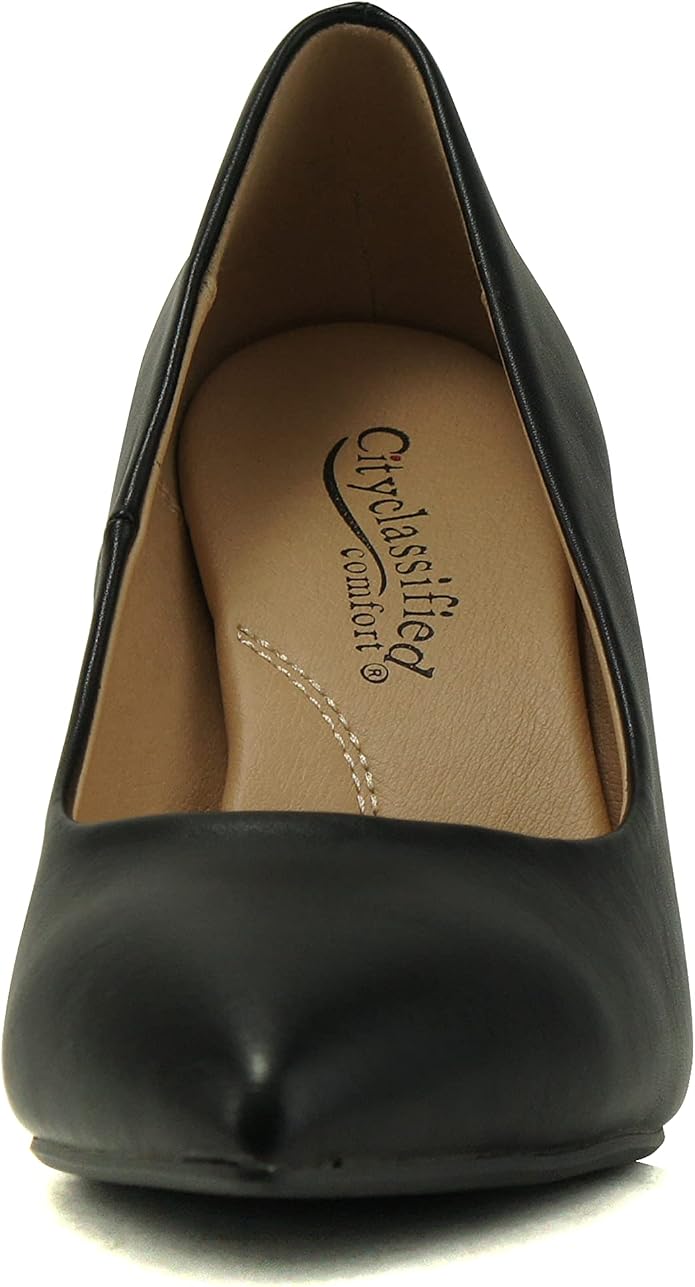 Black Faux Leather