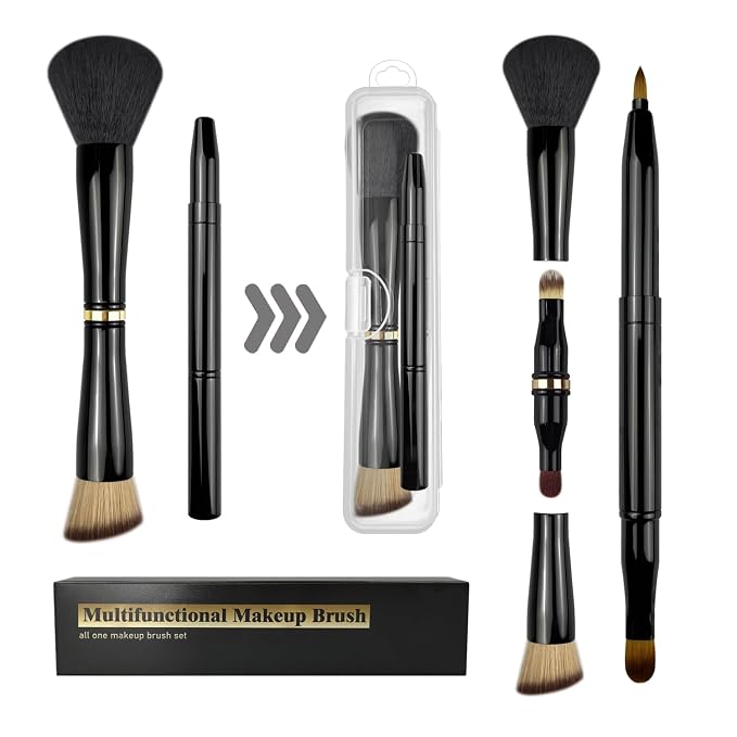 4 in 1 & lip brush set