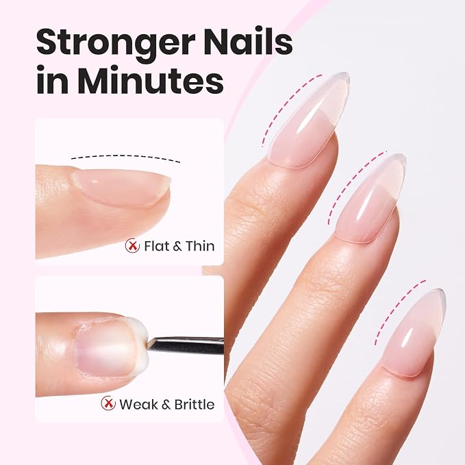 B - Clear & Sheer Pink | HEMA-Free | 2 x 10 mL