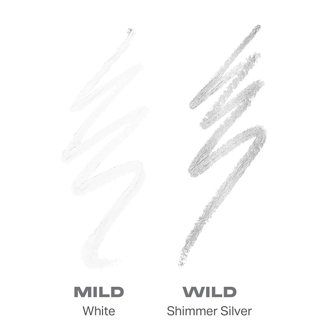 White/Shimmer Silver