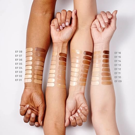 EF 12 (deep) shade for Dark Complexion with Neutral/Warm Undertones