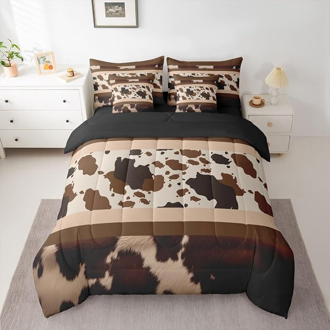 Brown, White, Black, Beige