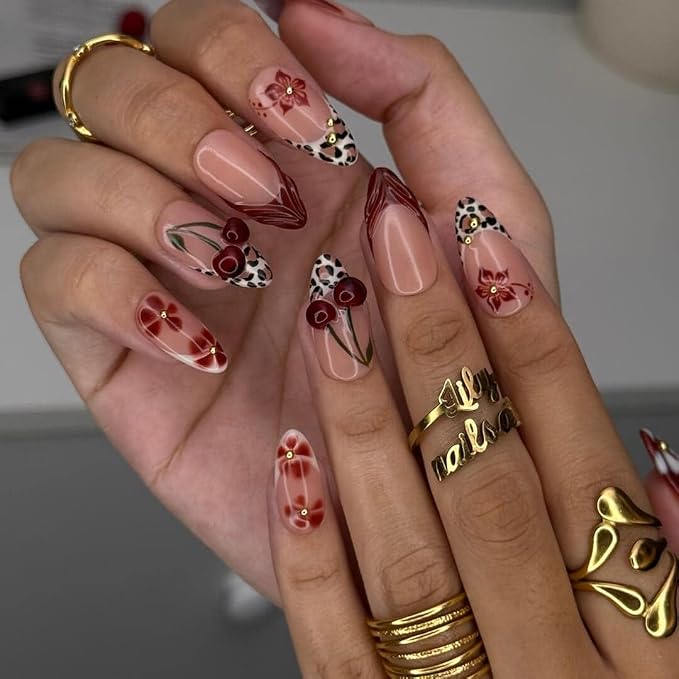 Cherries Leopard
