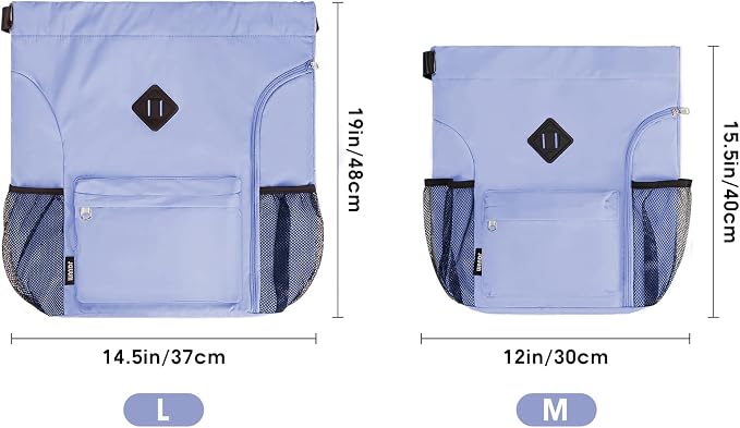 S, Light Blue