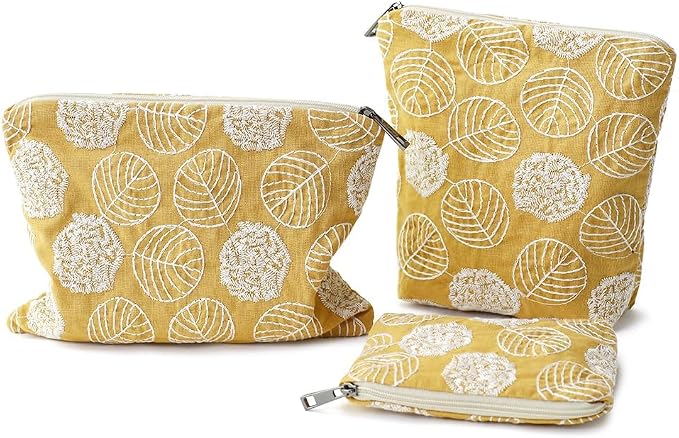 YellowLeafEmbroidered/Cotton