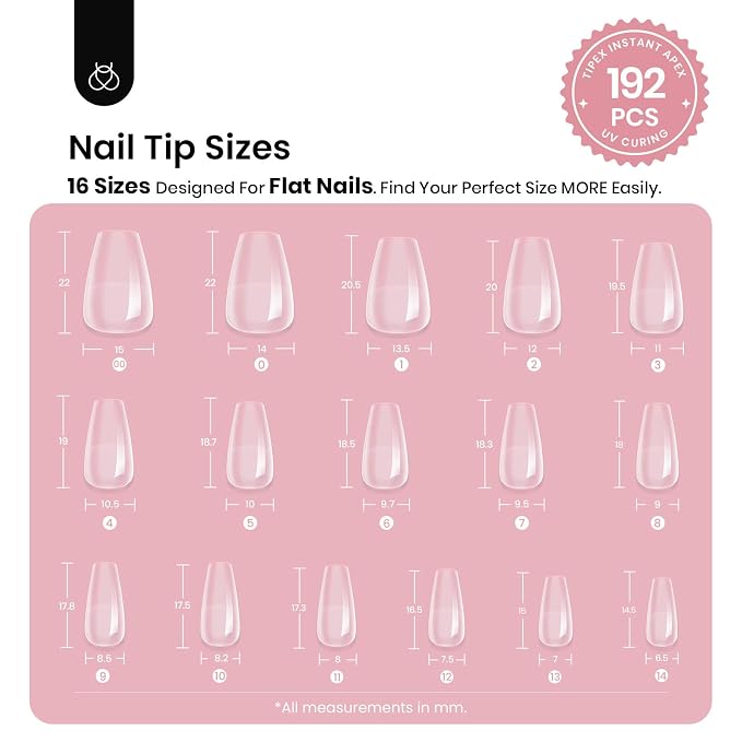 1 - Tipex Nails Only | Short Coffin | 192