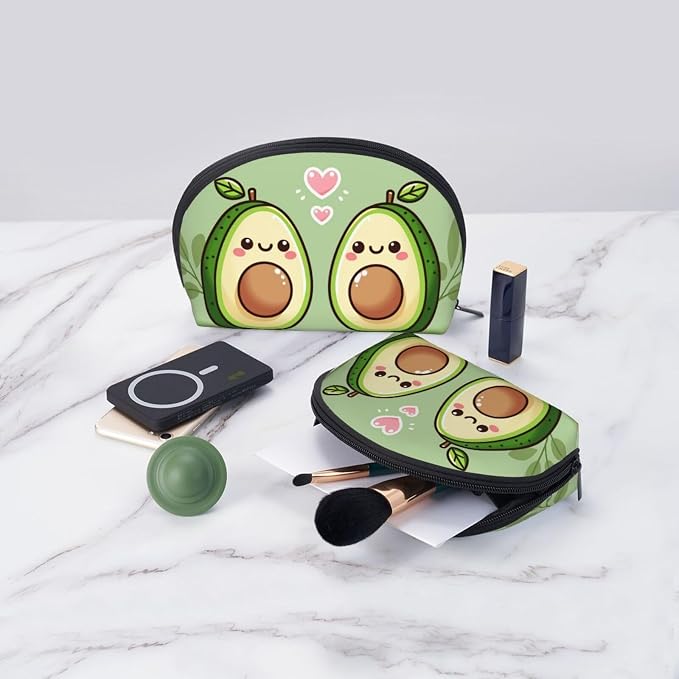 Cute Avocado Couple Love Hearts
