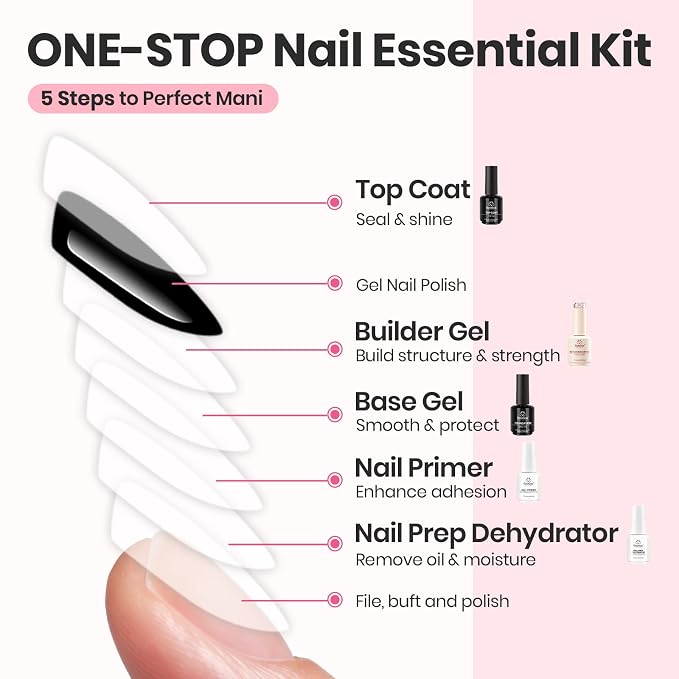 A - Glitter & Rose Pink | Builder Starter Kit