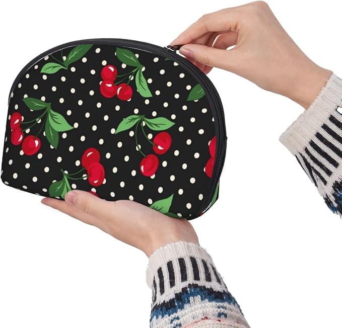 Cherry Black Polka Dot