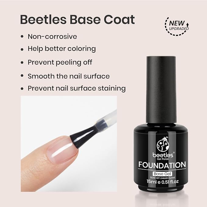 4-color gel & top base coat 3 Pcs 15ml