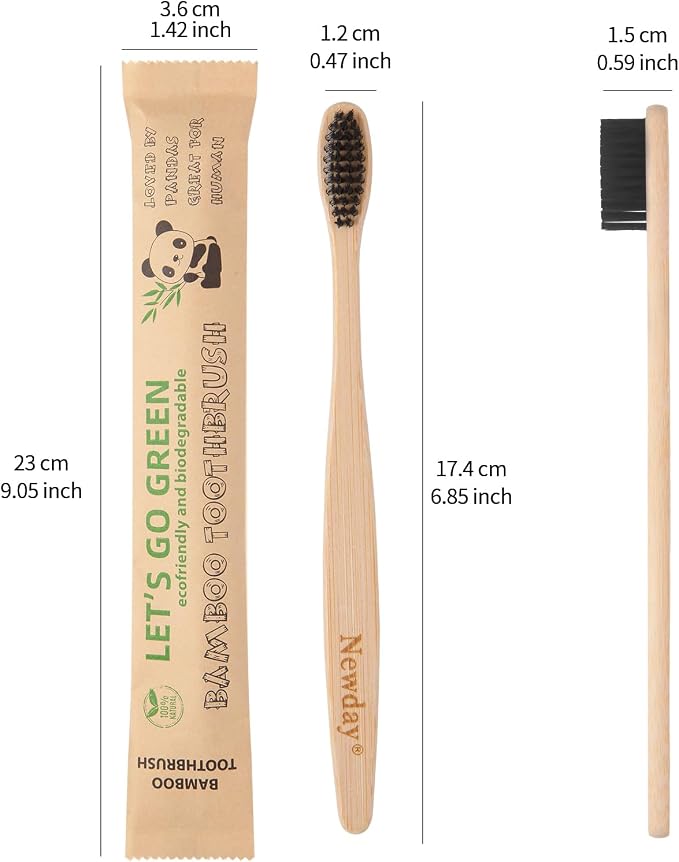 100 Pack Black Bristles