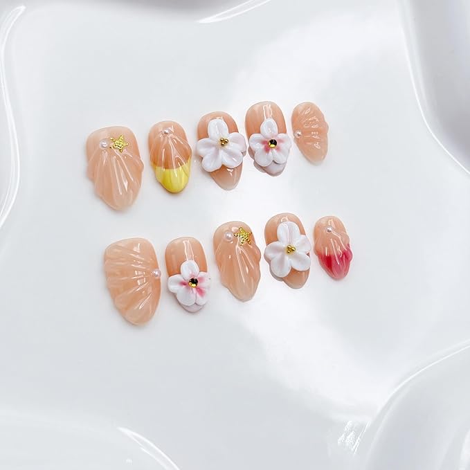 Handmade Almond Nails 22
