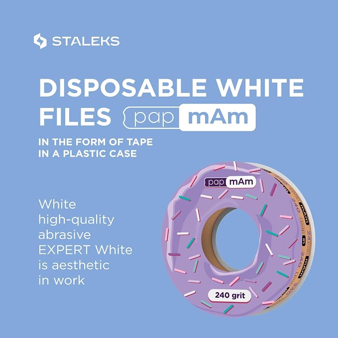 Glueless Abrasive Tape (Papmam) Spare Block, 240 Grit