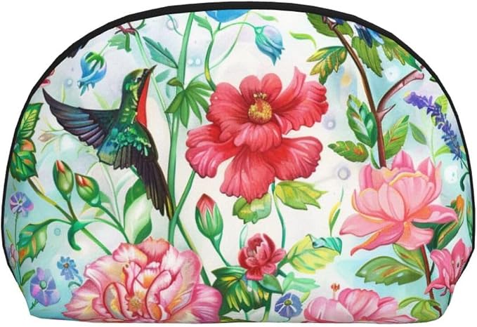 Garden With Bird and Flowers