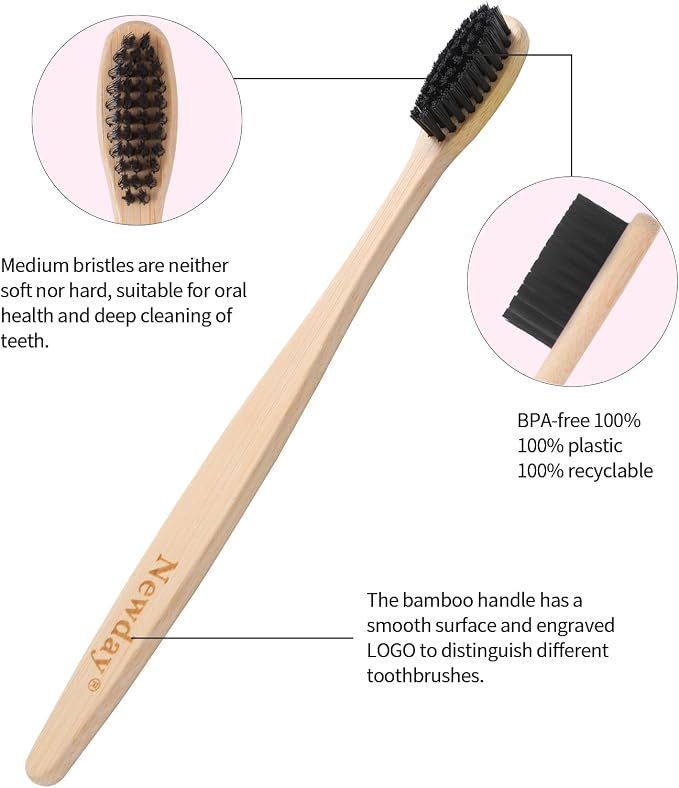 100 Pack Black Bristles