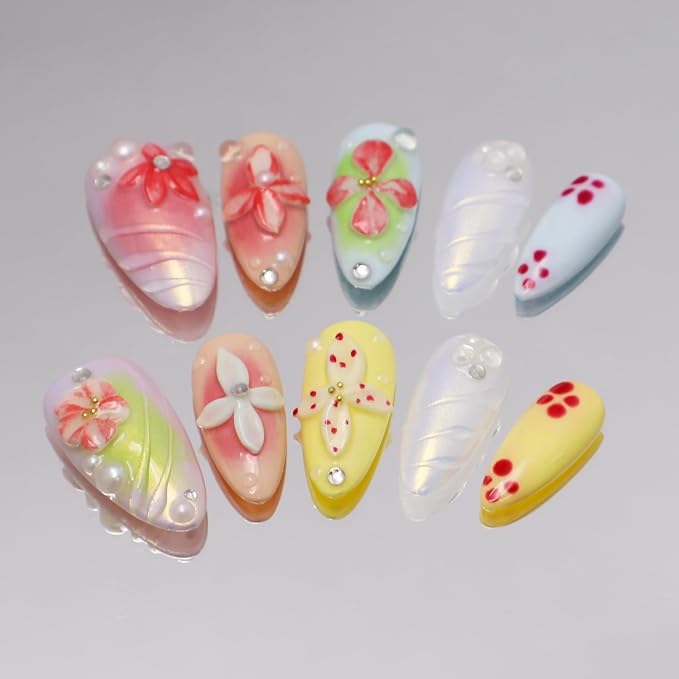 Handmade Almond Nails 39