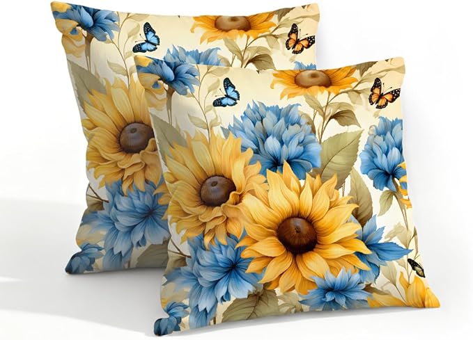 Sunflowers Butterfly