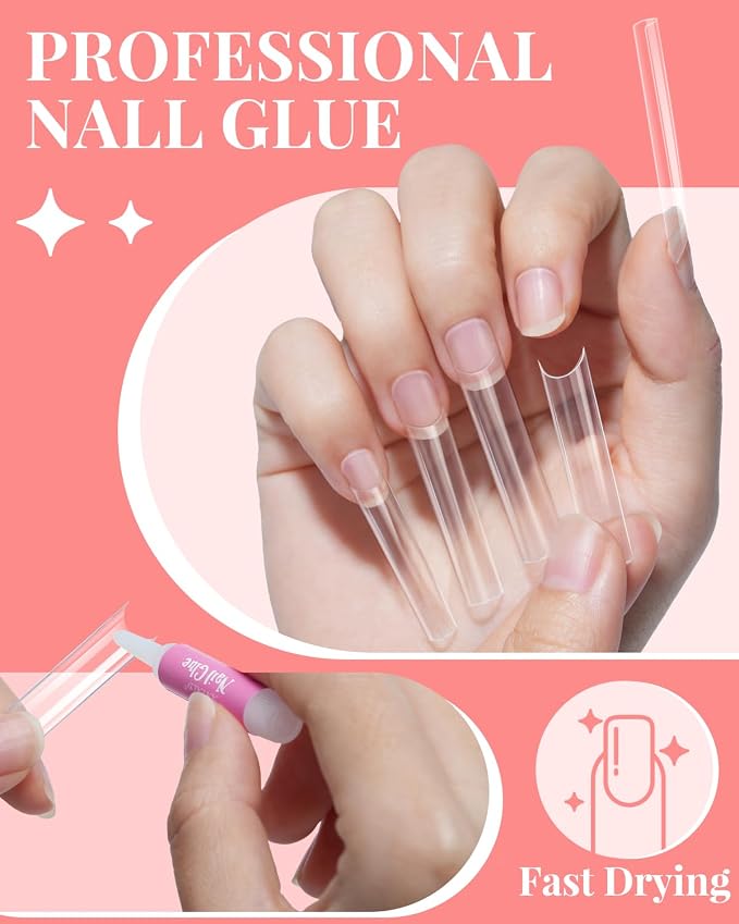 504PCS 3XL Square Nail Tips