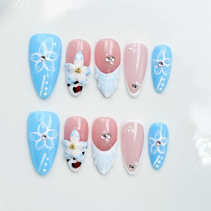 Handmade Almond Nails 33