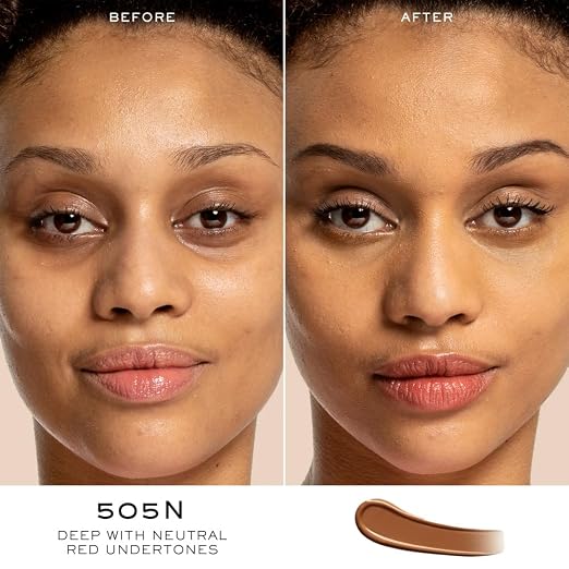505N: For deep skin with neutral/red undertones