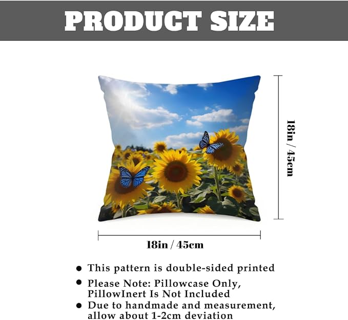 Sunflowers Butterfly Sky