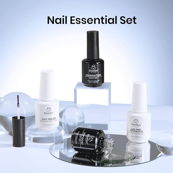 Base & Top Coat with Nail Dehydrator & Primer