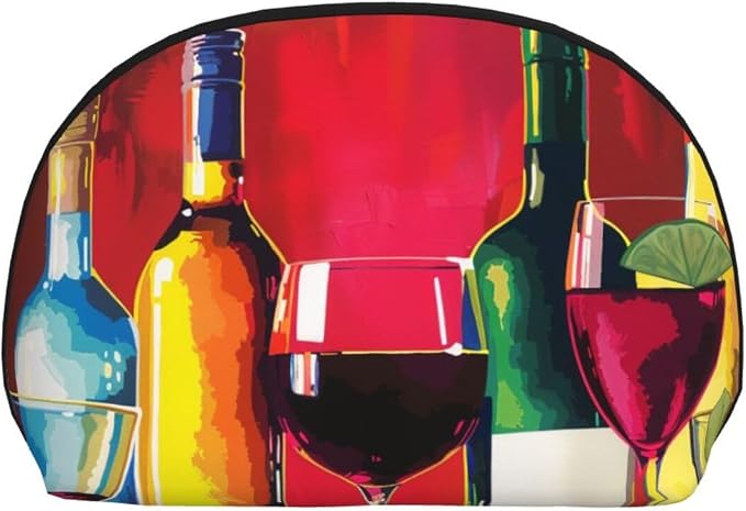 Cocktail Glasses and Wine Bottles