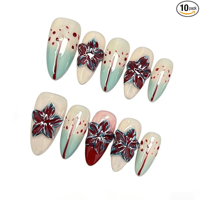 Handmade Almond Nails 24