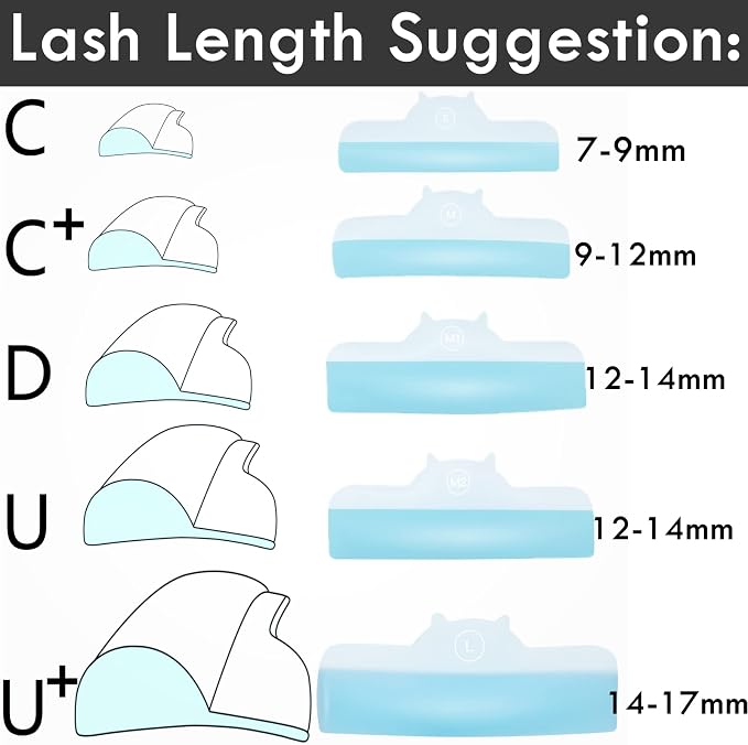 Blue Cat Eye Lash Lift Pads