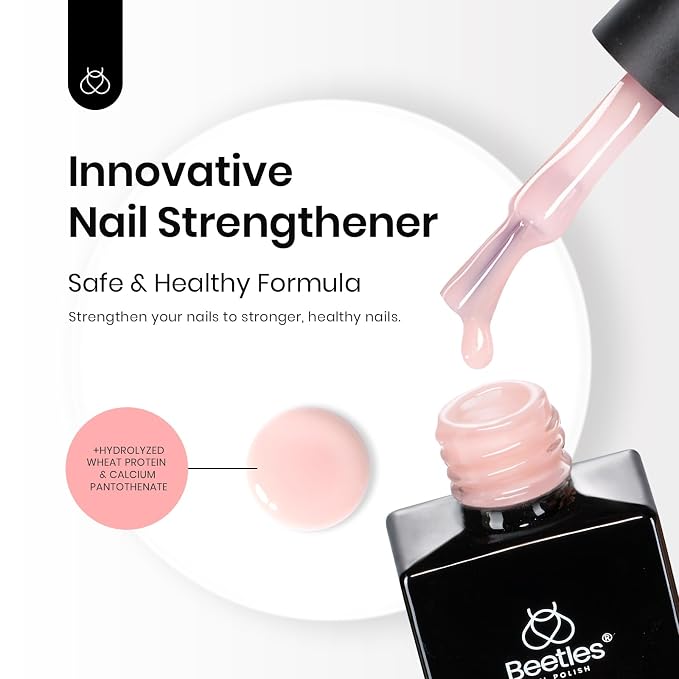White Nude Pink Glitter
