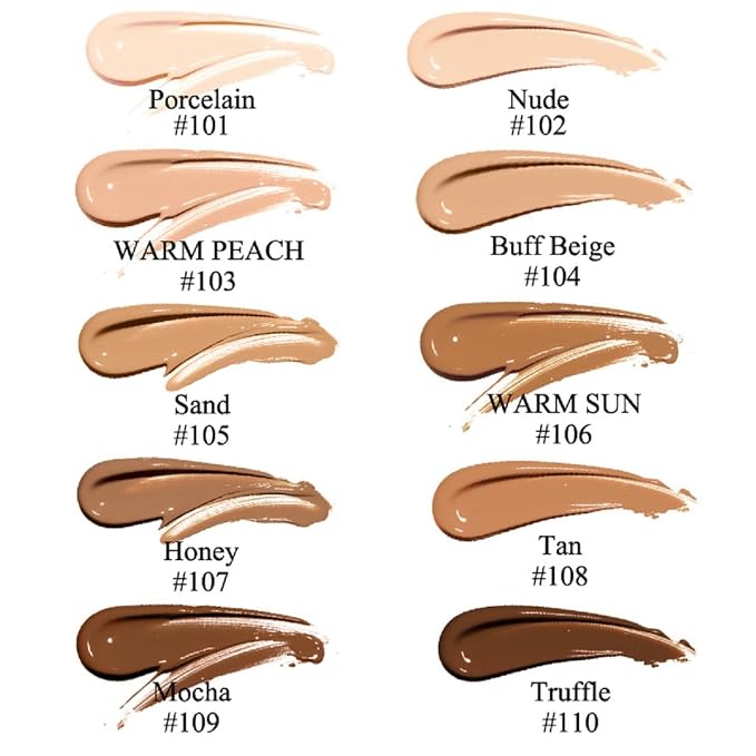 102 Nude and 103 Warm Peach