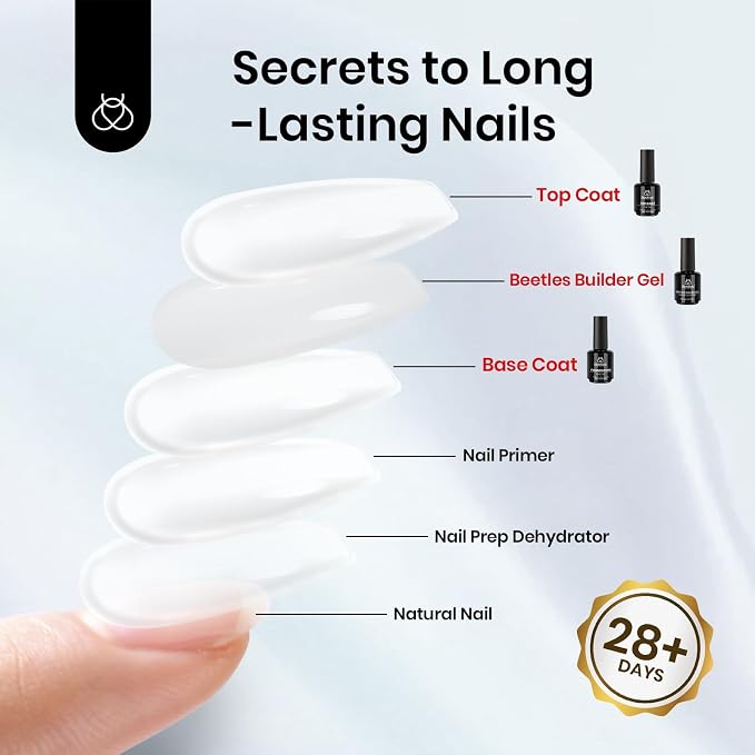 15ml Top & Base & White Beetles Builder Gel