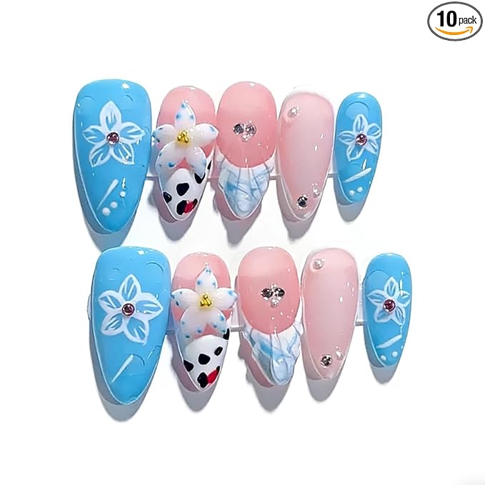 Handmade Almond Nails 33