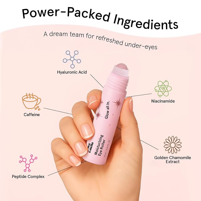 Moisturizing Eye Serum with Rose Quartz Ball