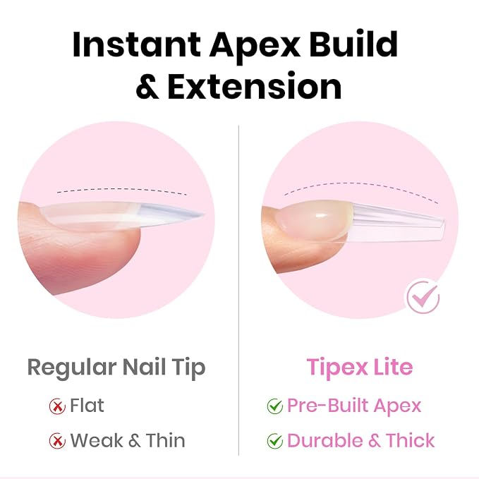 0 - Tipex Lite Nails Only | Long Coffin | 256