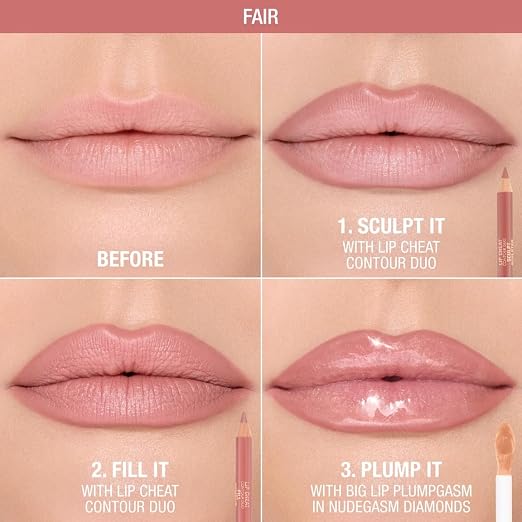 Fair - Sculpt: Light Cool Pink Nude / Fill: Nude Pink Mauve