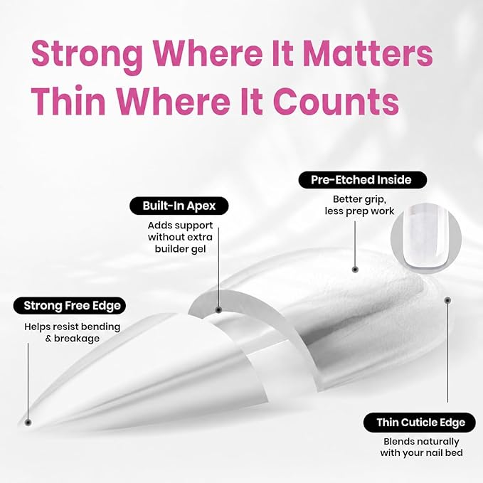 0 - Tipex Lite Nails Only | Medium Stiletto | 256