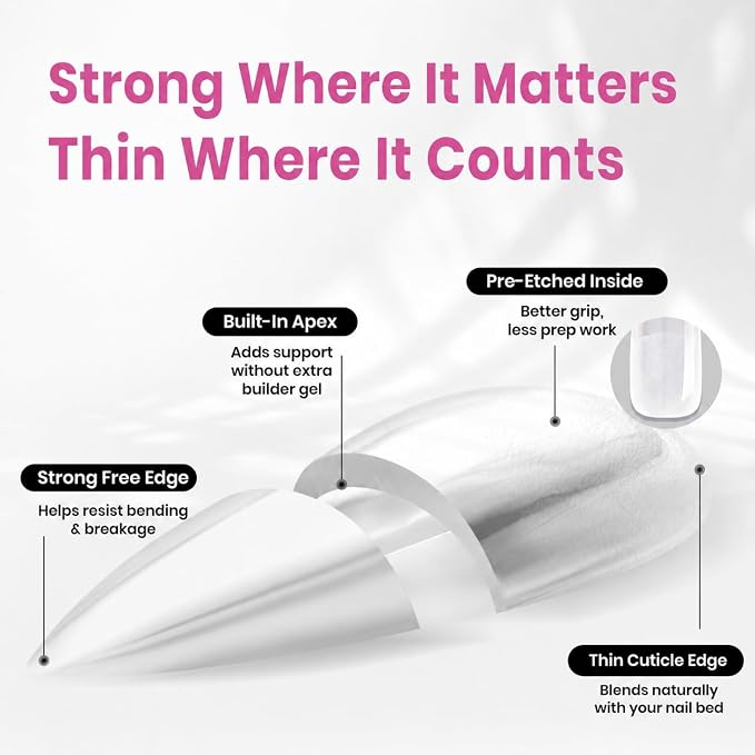 0 - Tipex Lite Nails Only | Short Almond | 256
