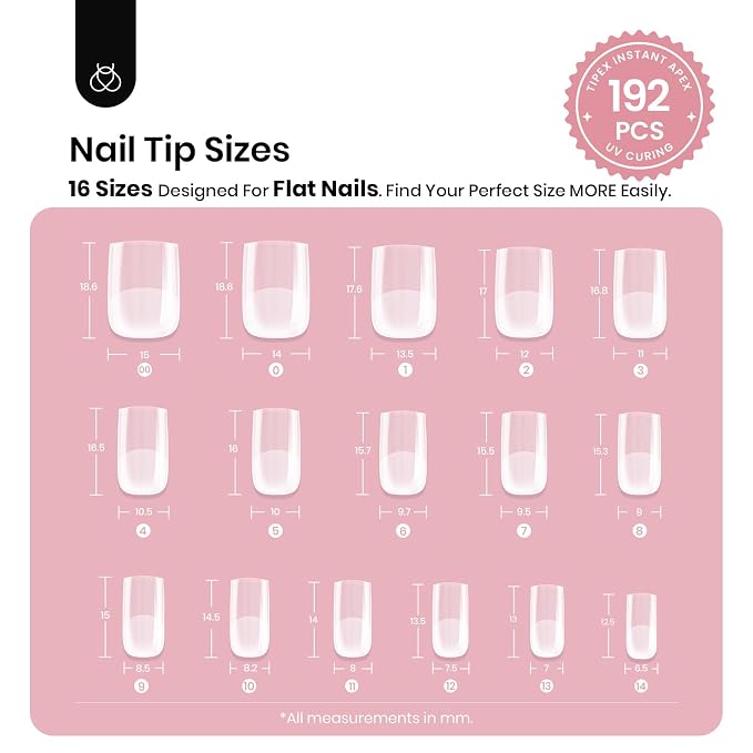 1 - Tipex Nails Only | XS Square | 192