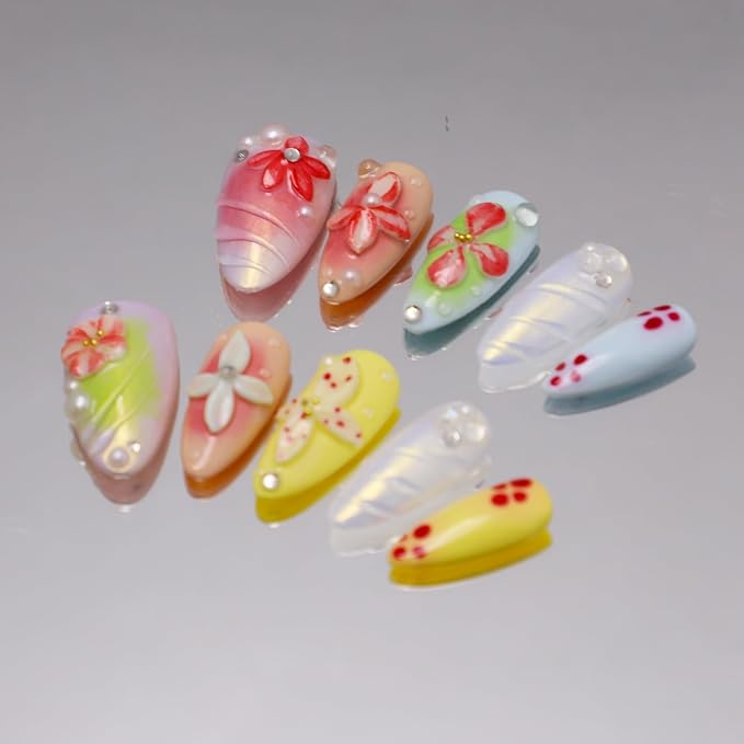 Handmade Almond Nails 39