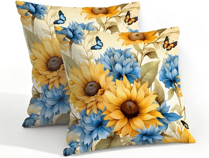 Sunflowers Butterfly