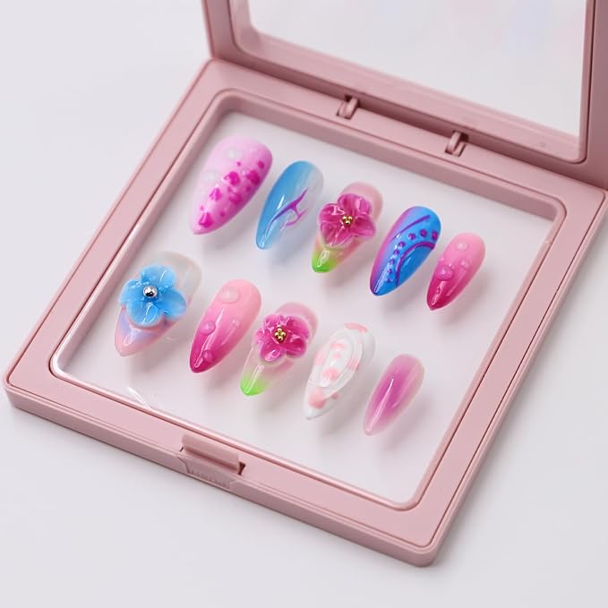 Handmade Almond Nails 40