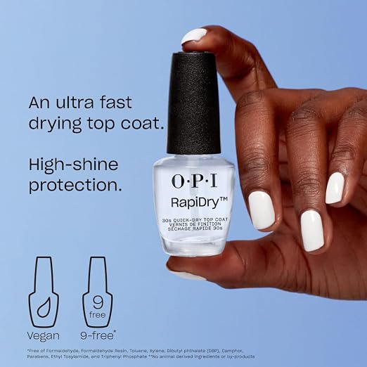 RapiDry Top Coat, Quick-Drying Formula