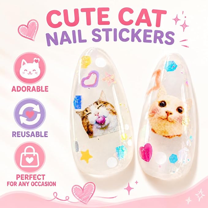 Kawaii Cat Medium Almond