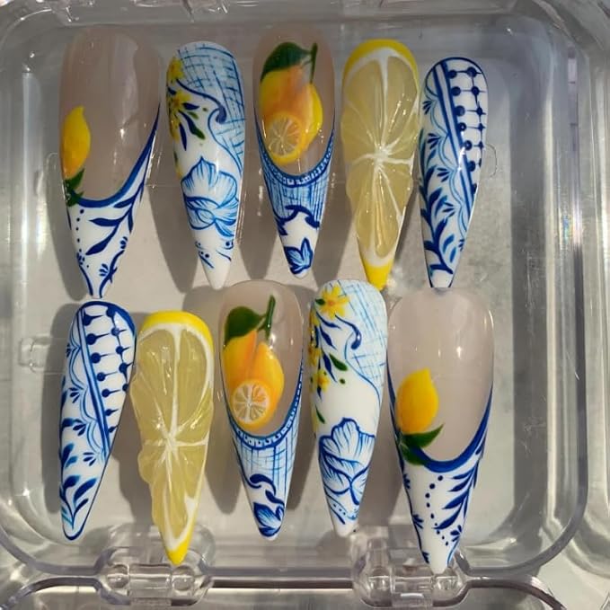 Lemon Long Stiletto