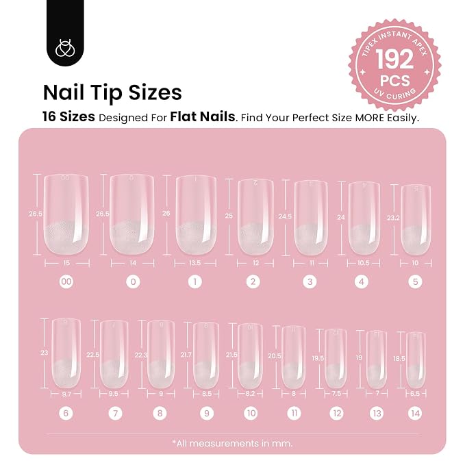 1 - Tipex Nails Only | Medium Square | 192
